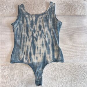 Guess Blue and Cream Bodysuit